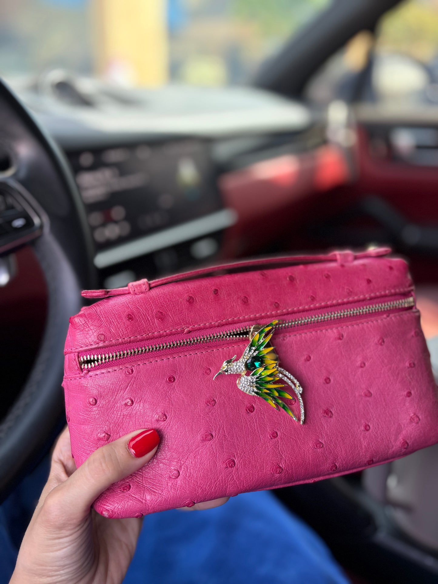Phoenix bag brooche
