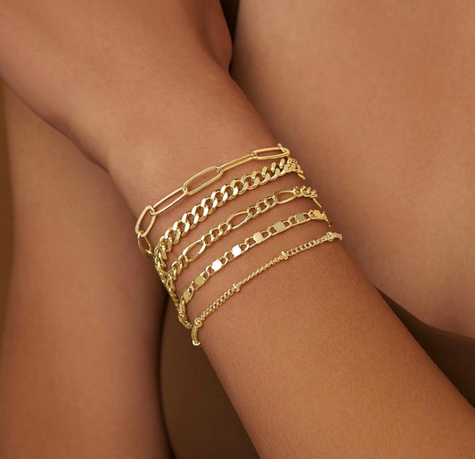 Gold chain stack (waterProof)