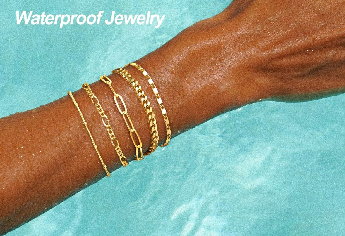 Gold chain stack (waterProof)