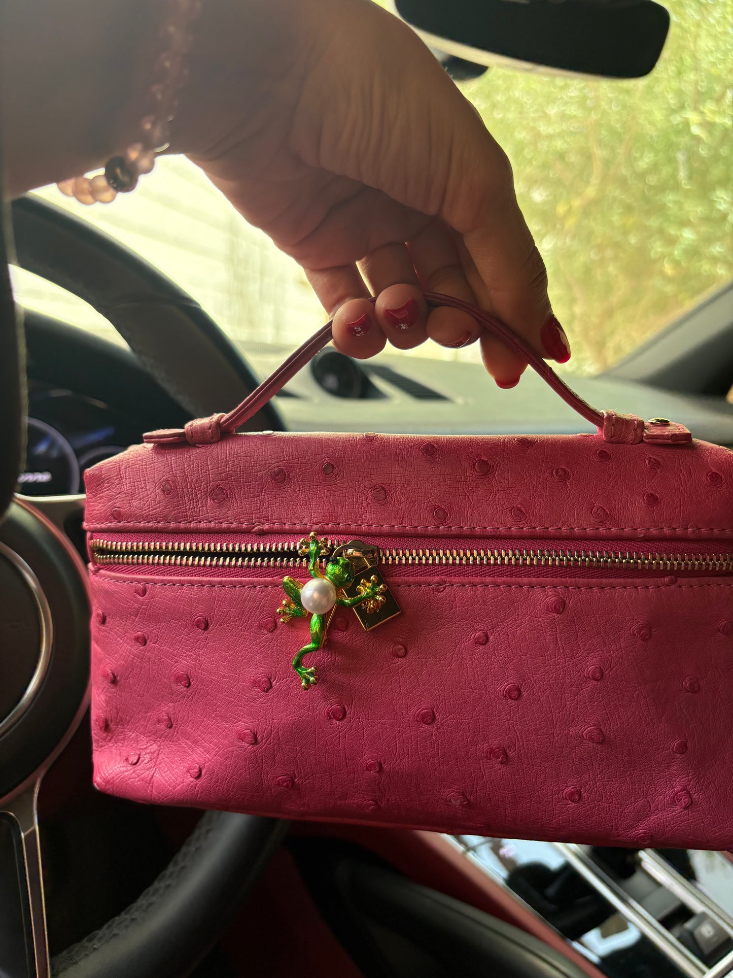 Pearly Frog Brooche