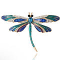 Blue Dragonfly bag charm