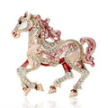 Pink Greek Horse bag charm