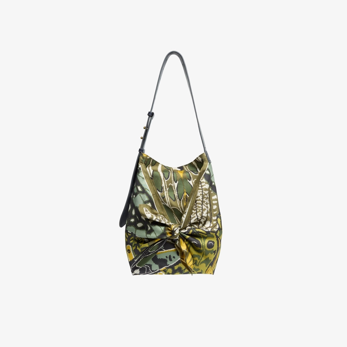 Silk scarf Printed Handbag شنطة شال الحرير