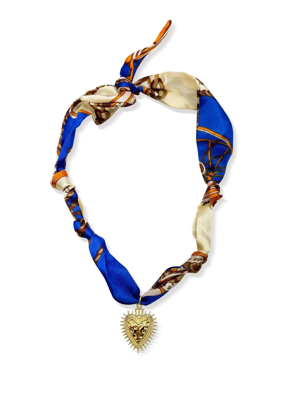 Heart Shaped Necklaces Colorful Gold