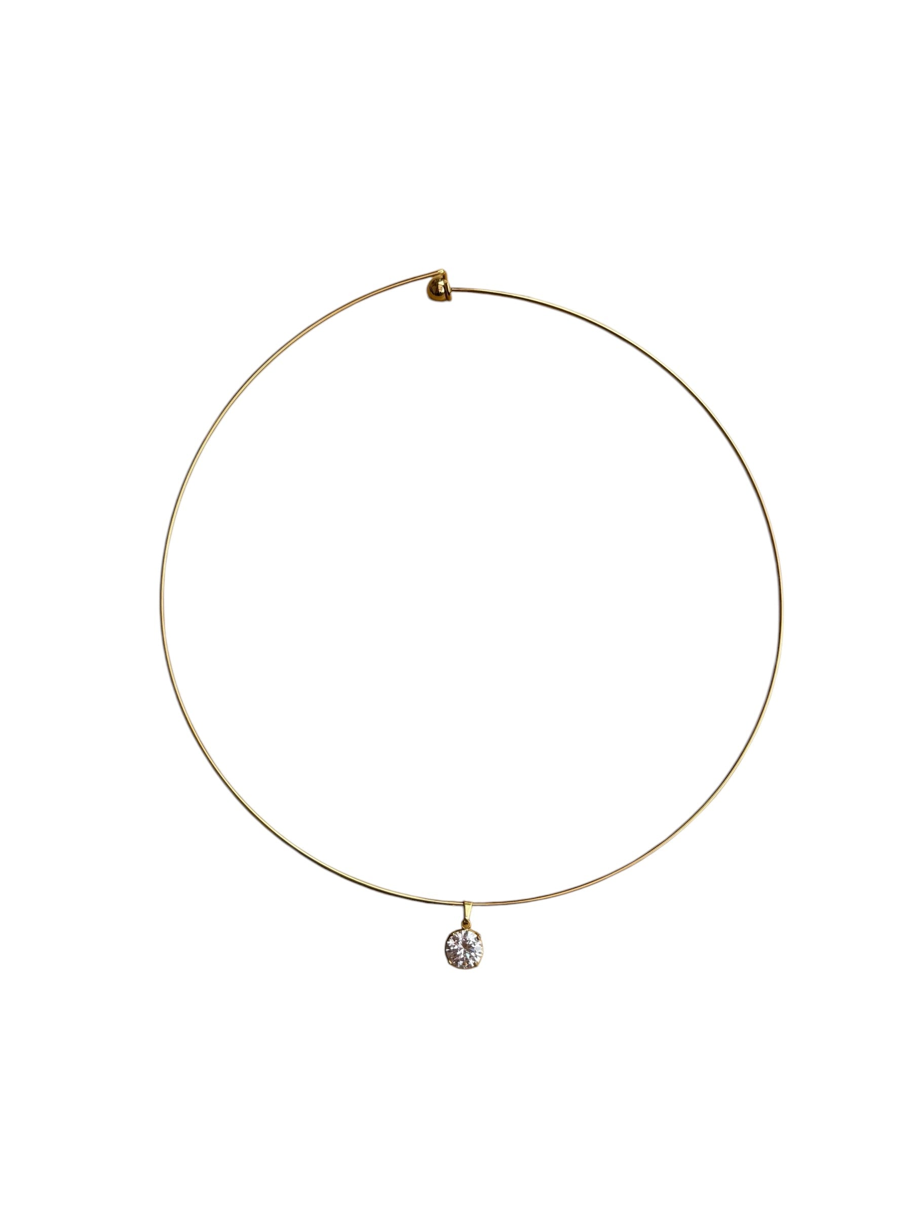 Gold Round Choker