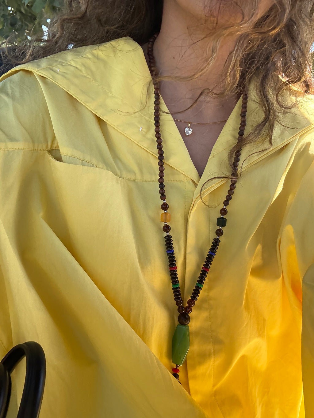 Gold Heart Choker